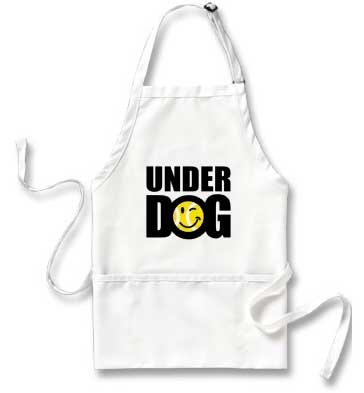 Tennis apron for BBQ with print