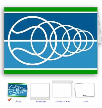 Tennis greeting Card
