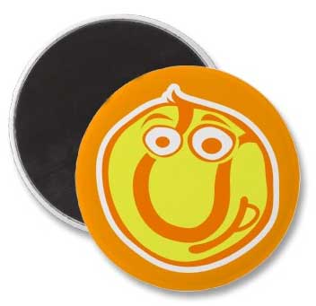 Tennis magnets with print